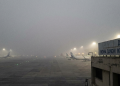 Flights and trains cancelled due to low visibility