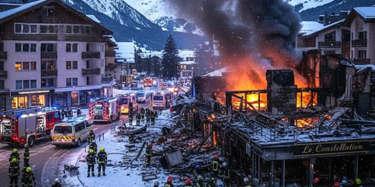 At least 40 dead after explosion rips through Swiss resort bar